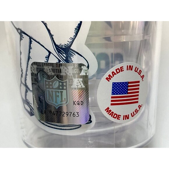 NFL Dallas Cowboys Football 22 oz tumbler cup Tervis 8" made USA - Picture 5 of 9